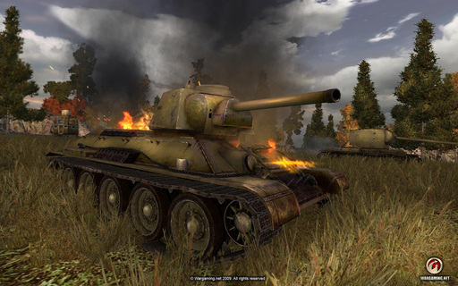 World of Tanks - Новые зашибись скрины с карты "Карелия" и свежий рендерок