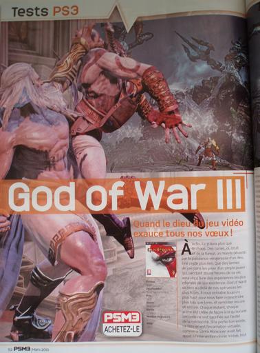 God of War III - Сканы PSM3 ревью God of War III